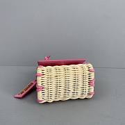 Jacquemus Le Chiquito Bamboo Weaving Powder 12x8x5cm - 6