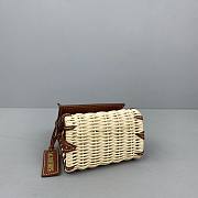 Jacquemus Le Chiquito Bamboo Braided Brown 12x8x5cm - 4