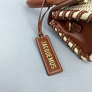 Jacquemus Le Chiquito Bamboo Braided Brown 12x8x5cm - 6