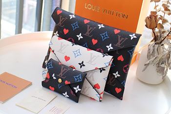 Louis Vuitton Pochette Kirigami 3-in-1 Black&White M62034 