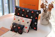 Louis Vuitton Pochette Kirigami 3-in-1 Black&White M62034  - 2