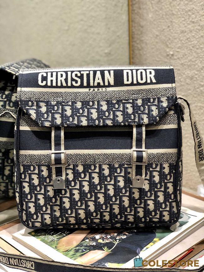 Dior Camp New Messenger Bag Oblique Retro M1291 Size 27x28x11cm - 1