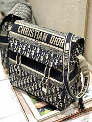 Dior Camp New Messenger Bag Oblique Retro M1291 Size 27x28x11cm - 4