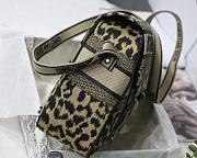 Dior Camp New Messenger Bag Leopard Print M1291 Size 27x28x11cm - 4
