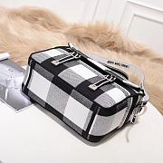 Dior Camp New Postman Black&White M1291 Size 27x28x11cm - 5
