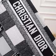 Dior Camp New Postman Black&White M1291 Size 27x28x11cm - 3