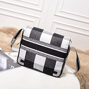 Dior Camp New Postman Black&White M1291 Size 27x28x11cm - 2