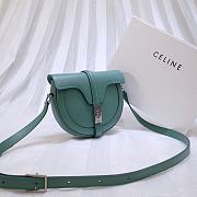 Celine Small Besace 16 Bag In Satinated Calfskin 188013 Size 19x16x4cm - 6