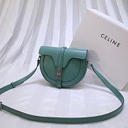 Celine Small Besace 16 Bag In Satinated Calfskin 188013 Size 19x16x4cm - 5