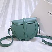 Celine Small Besace 16 Bag In Satinated Calfskin 188013 Size 19x16x4cm - 4