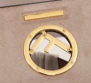 Fendi KAn I F Brown Leather Bag 8BT28 Size 25cm - 6