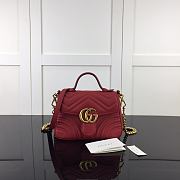 Gucci Mini GG Marmont BagRed 547260 Size 21x15.5x8cm - 1