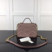 Gucci Mini GG Marmont BagRed 547260 Size 21x15.5x8cm - 3