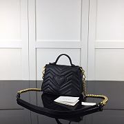 Colestore Gucci Mini GG Marmont Bag Black 547260 Size 21x15.5x8cm - 6