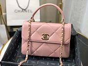 Chanel Square Layer Bag In Pink 92236 Size 25cm - 5