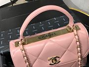 Chanel Square Layer Bag In Pink 92236 Size 25cm - 4