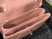 Chanel Square Layer Bag In Pink 92236 Size 25cm - 2