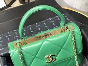 Chanel Square Layer Bag In Green 92236 Size 25cm - 3