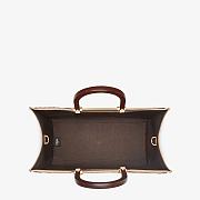 Fendi Medium Sunshine Tote Bag Cotton-Blend/Calf Leather 8BH372 - 4