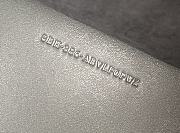 Fendi Sunshine Medium Tote Bag Grey Leather Shopper 8BH386 Size 36x13x32cm - 3