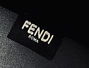 Fendi Sunshine Medium Tote Bag Black Leather Shopper 8BH386 Size 36x13x32cm - 6