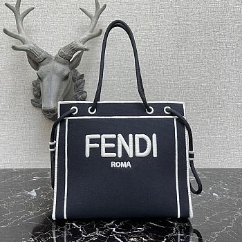 Fenacdi Roma Medium Tote Bag Natural Fabric