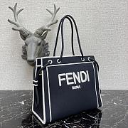 Fenacdi Roma Medium Tote Bag Natural Fabric - 4