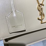 YSL Sunset Medium Smooth Leather In Beige 442906 25cm - 6