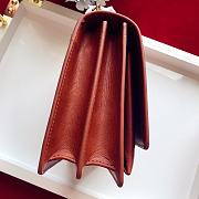 YSL Sunset Medium Smooth Leather In Orange 442906 Size: 25x18x5cm - 6