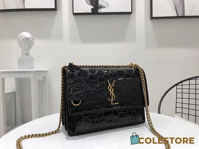 YSL Tortoise Pattern Bag 442905 Size: 22×7×16cm - 1