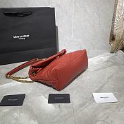 YSL Small LouLou Puffer Lambskin Bag In Red 5774751 Size: 29x17x11cm - 5
