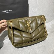 YSL Small LouLou Puffer Lambskin Bag In Green 5774751 Size: 29x17x11cm - 4