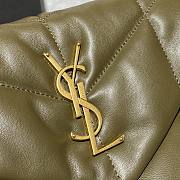 YSL Small LouLou Puffer Lambskin Bag In Green 5774751 Size: 29x17x11cm - 5