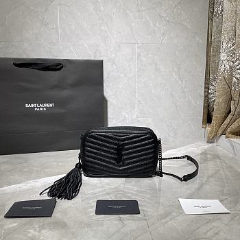 YSl Lou Camera Bag In Quilted Leather 612544 Size 18×10×5cm