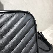 Only $159 YSL Lou Camera Bag In Black Quilted Leather 612544 Size: 23x16x6cm - 4