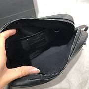 YSL Lou Camera Bag In Black Cownskin 612544 Size: 23x16x6cm - 5