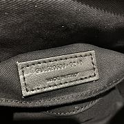 YSL Lou Camera Bag In Black Cownskin 612544 Size: 23x16x6cm - 6