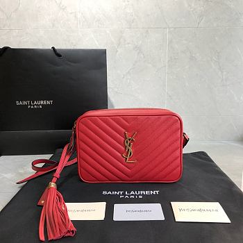 YSL Lou Camera Bag In Cownskin 612544 Size: 23x16x6cm
