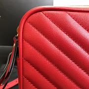 YSL Lou Camera Bag In Cownskin 612544 Size: 23x16x6cm - 6