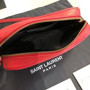 YSL Lou Camera Bag In Cownskin 612544 Size: 23x16x6cm - 3