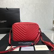 YSL Lou Camera Bag In Cownskin 612544 Size: 23x16x6cm - 2