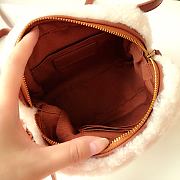 YSL Lou Belt Bag In White 534817 Size: 15.5x10.5x5.5cm - 2