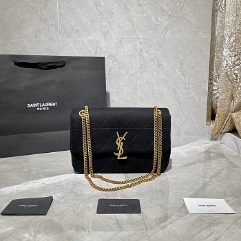 YSL Jamie Medium Carre Rive Gauche In Jursey 515821 Size 24×15.5×6.5cm