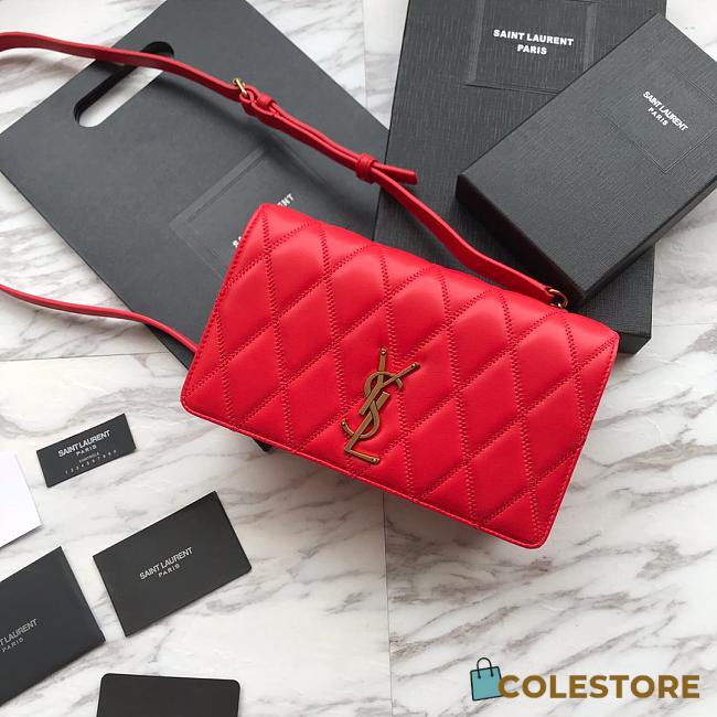 YSL Angie Quilted Crossbody Bag 5850311 Size 22x13x5.5cm - 1