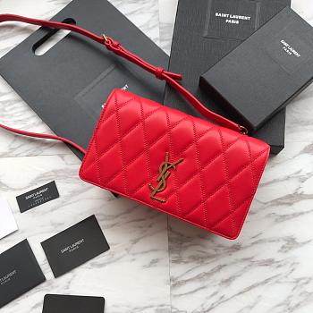 YSL Angie Quilted Crossbody Bag 5850311 Size 22x13x5.5cm