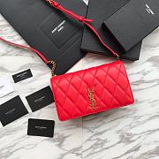 YSL Angie Quilted Crossbody Bag 5850311 Size 22x13x5.5cm - 6