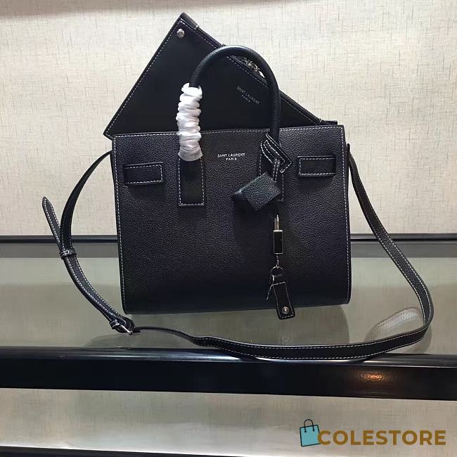 YSL Medium Classic Sac De Jour Baby In Smooth Leather 421863 Size 26x21x11cm - 1