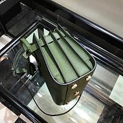 YSL Classic Sac De Jour Baby Smooth Leather In Green 421863 Size 22cm - 4