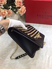 Valentino Handle Bag In Black 080-1 Size 24×7×17cm - 6