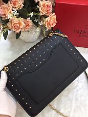 Valentino Handle Bag In Black 080-1 Size 24×7×17cm - 5